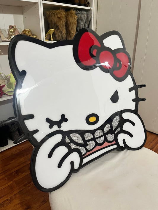 Hk head with grill (red bow)